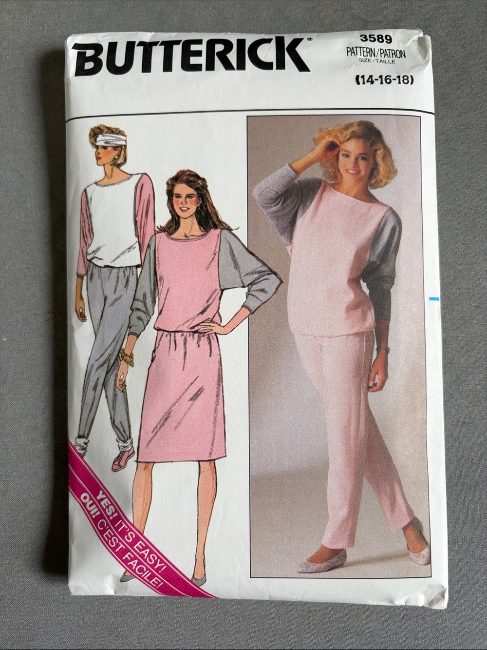 Butterick 3589 UNCUT sewing pattern